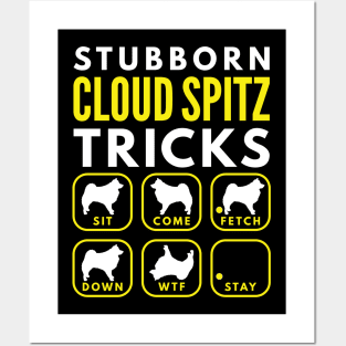 Stubborn Cloud Spitz Tricks - Dog Training Posters and Art